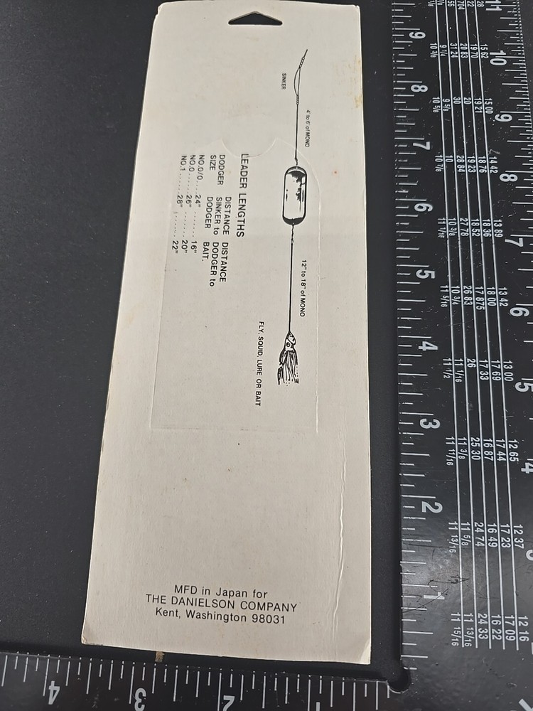 Danielson Danco Dodger Flasher Size 00 Trolling Flasher New In Package