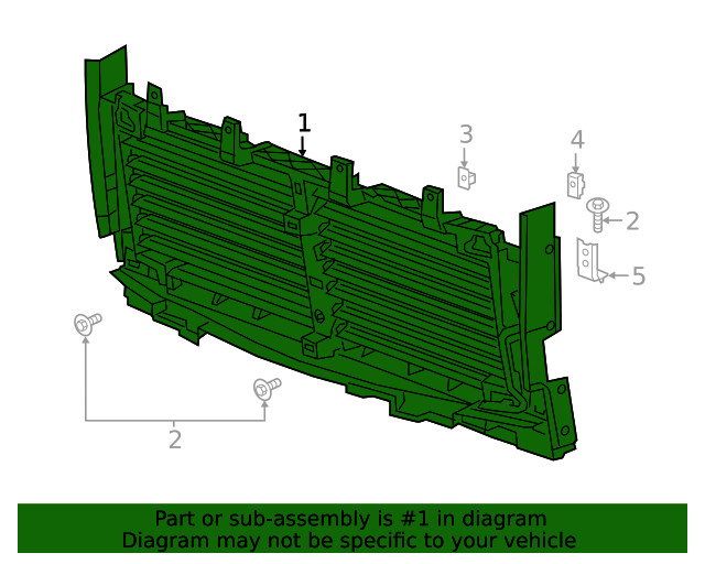 Genuine GM Shutter 85819960
