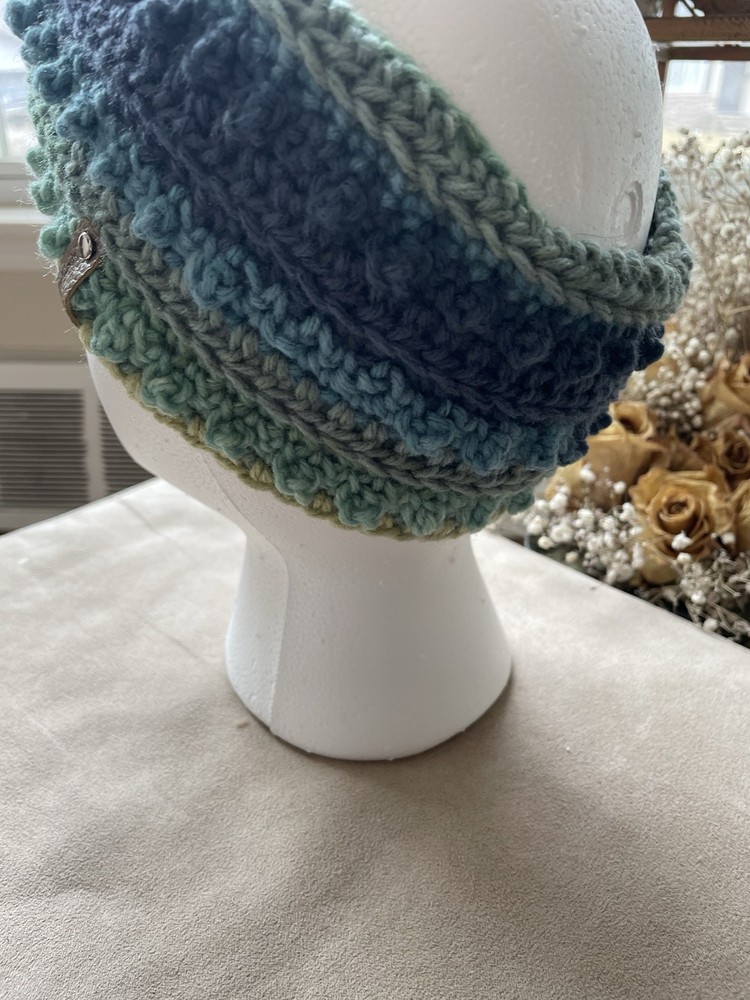 Crocheted Ear Warmers, Handmade