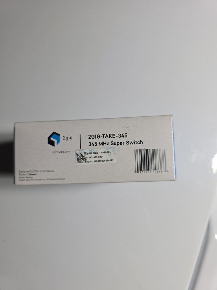 2GIG-TAKE-345 345 MHz Super Switch Wireless Home Security Takeover Module