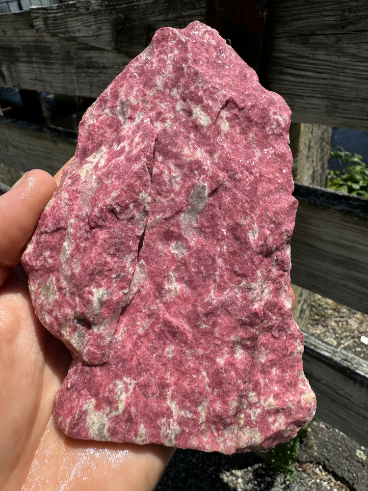 Thulite Rough from Norway