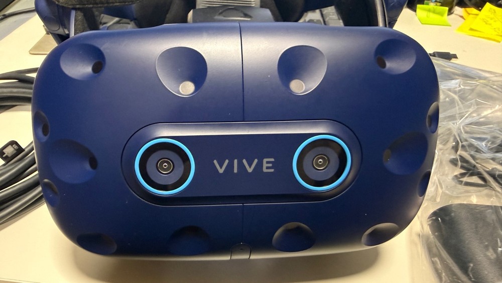 HTC Vive Pro Eye HMD Virtual Reality Headset Tested Working
