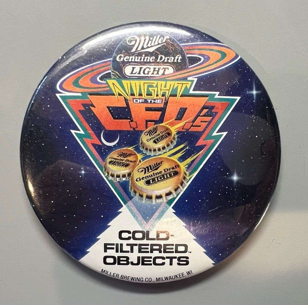 Miller Light Pinback Button Night Of The CEO’s
