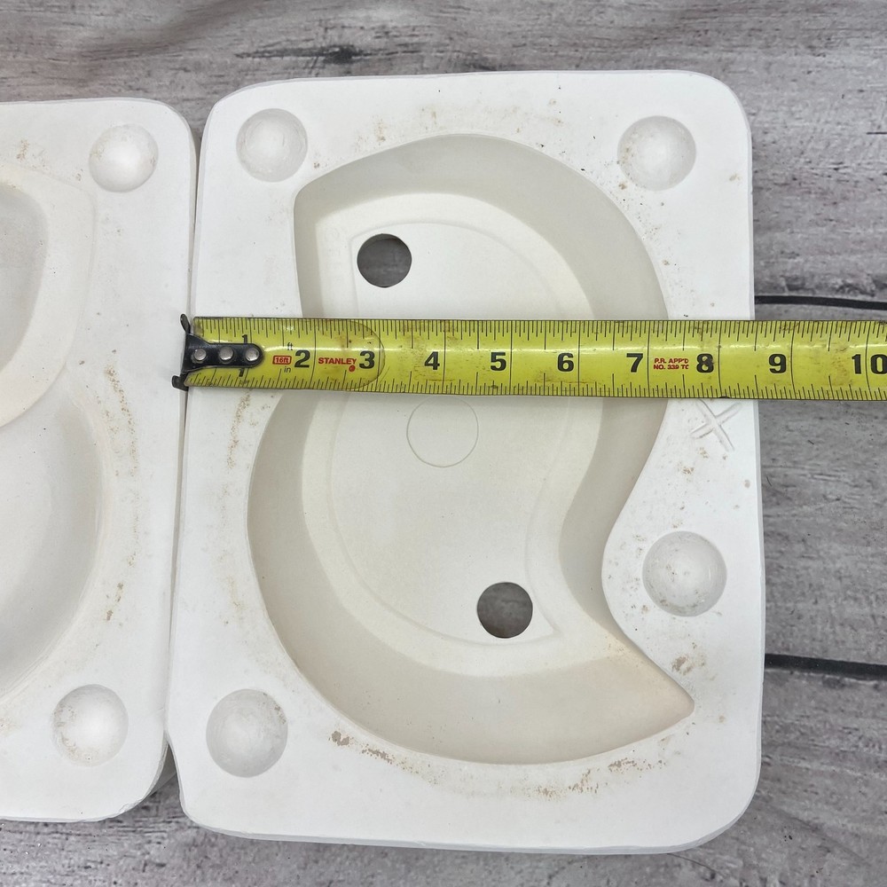 Bee Ceramic Casting Mold Fish Ashtray Figurines #8