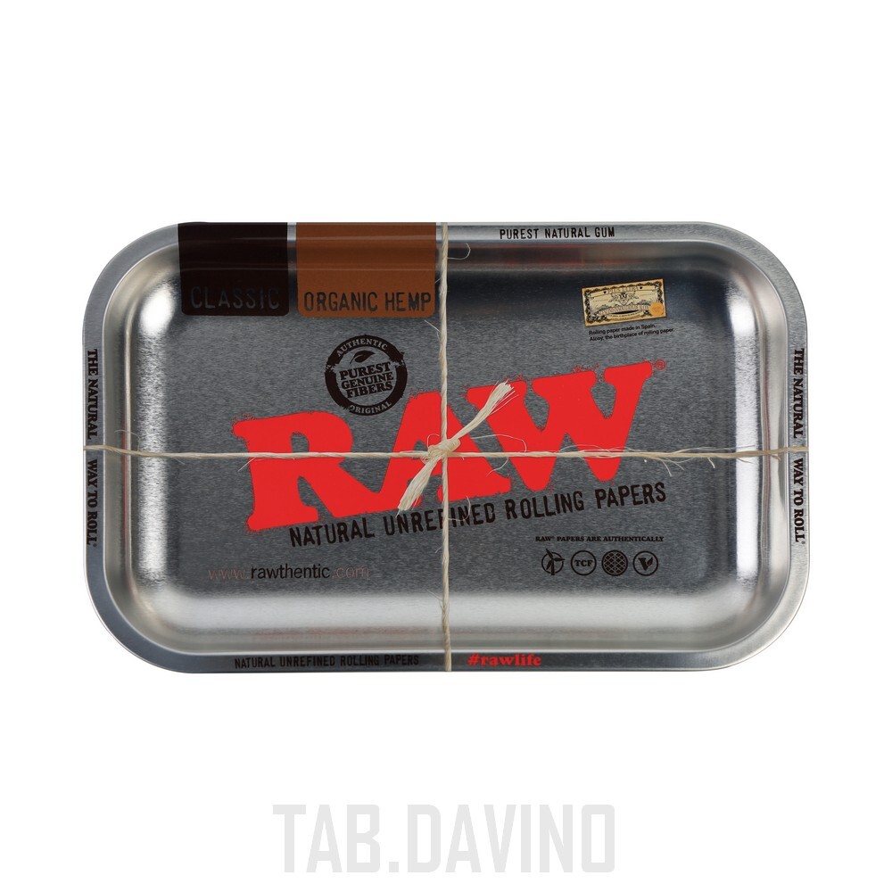 RAW METALLIC ROLLING TRAY SILVER ALUMINIUM TRAY SMALL ROLLING