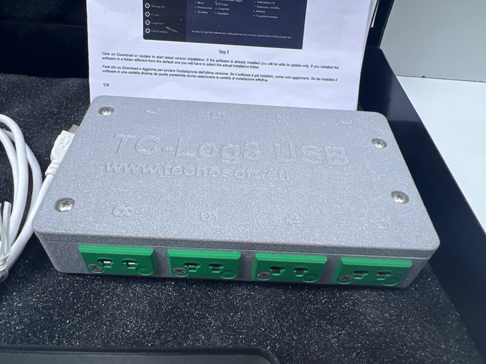 Tecnosoft Temperature data-logger TC-Log 8 USB