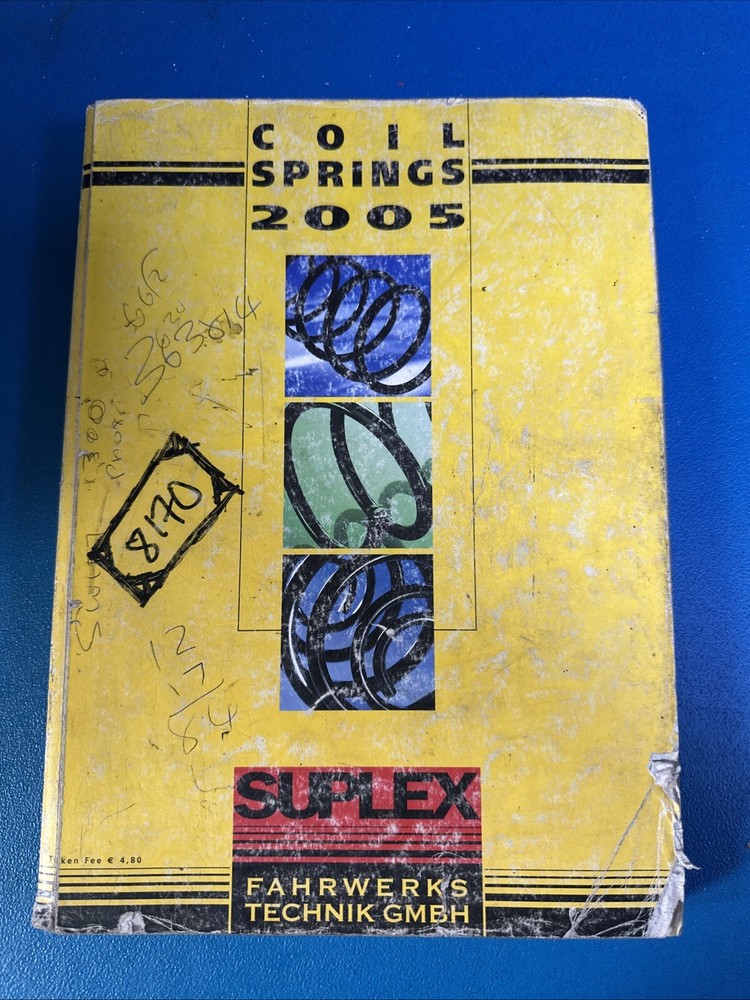 SUPLEX COIL SPRINGS 2005 CATALOGUE SAME DAY DISPATCH
