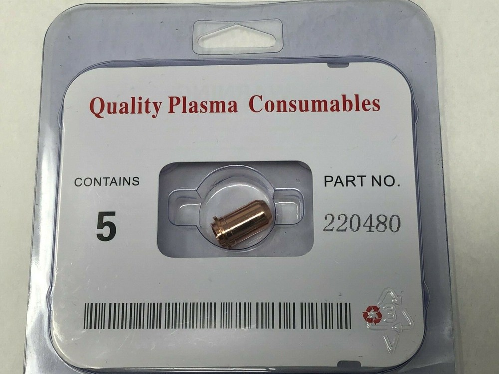 Quality Plasma Consumables 220480 Nozzle Torch Tips PMX T30V Amps 30 Qty. 5/PKG