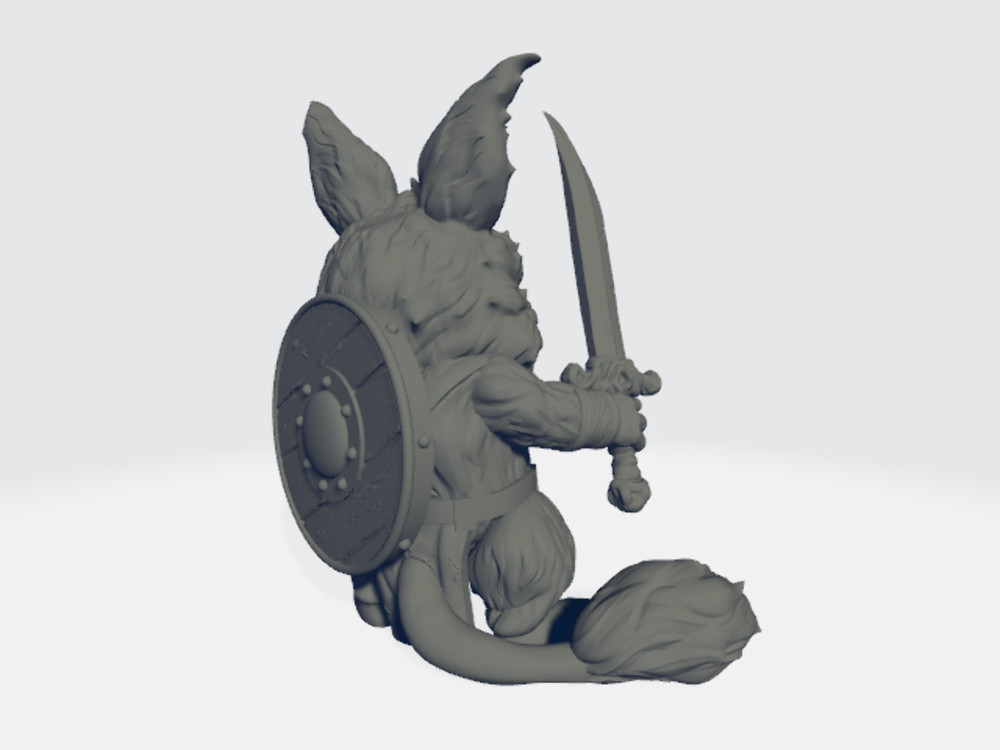 Seahorse 3D - Rabbit Barbarian