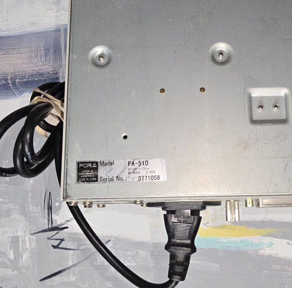 FOR-A Fa-510 Digital Time Base Corrector Made In JAPAN