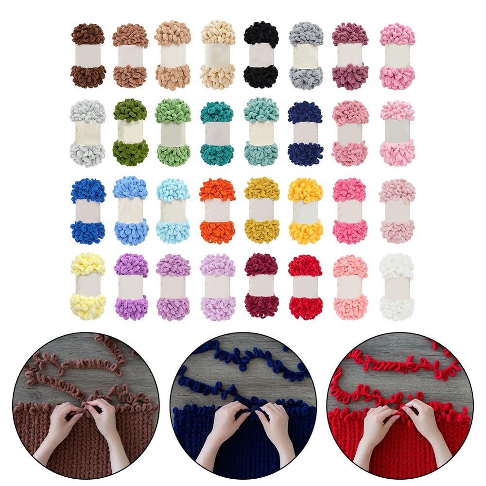 Super Fine Thread Eco Friendly Crochet Hand Finger Loop Design Polyester