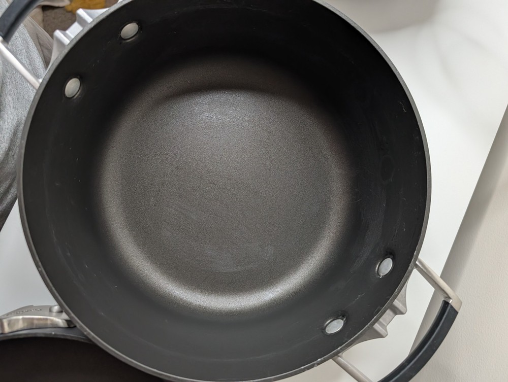 Calphalon Premier Space-Saving Hard-Anodized Nonstick Cookware Set, Black,
