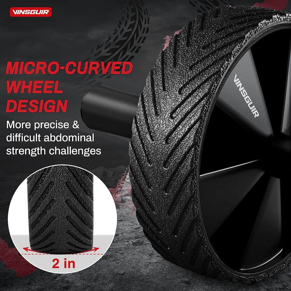 Ab Roller Wheel - Ab Workout Equipment for Difficult Abdominal & Core Strength T