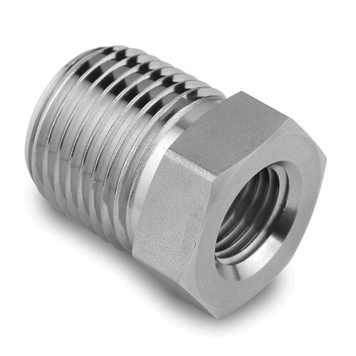 High Pressure Pipe Fitting 1/4"F x 1/2"M Reducer  Bushing  5000 PSI