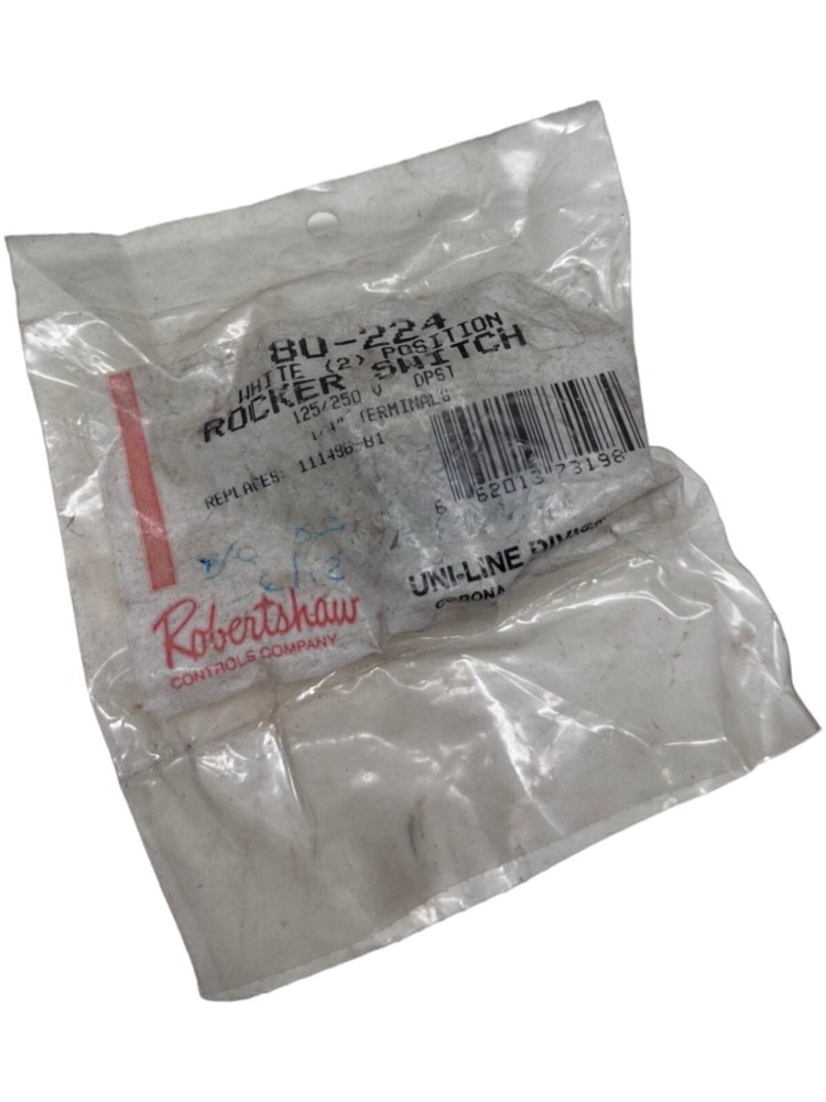 Robertshaw 80-224 Rocker Switch **SALE**