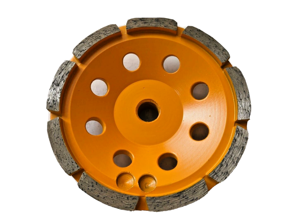 4.5" Premium Single Row Cup Wheel, 5/8"-11 threaded Arbor