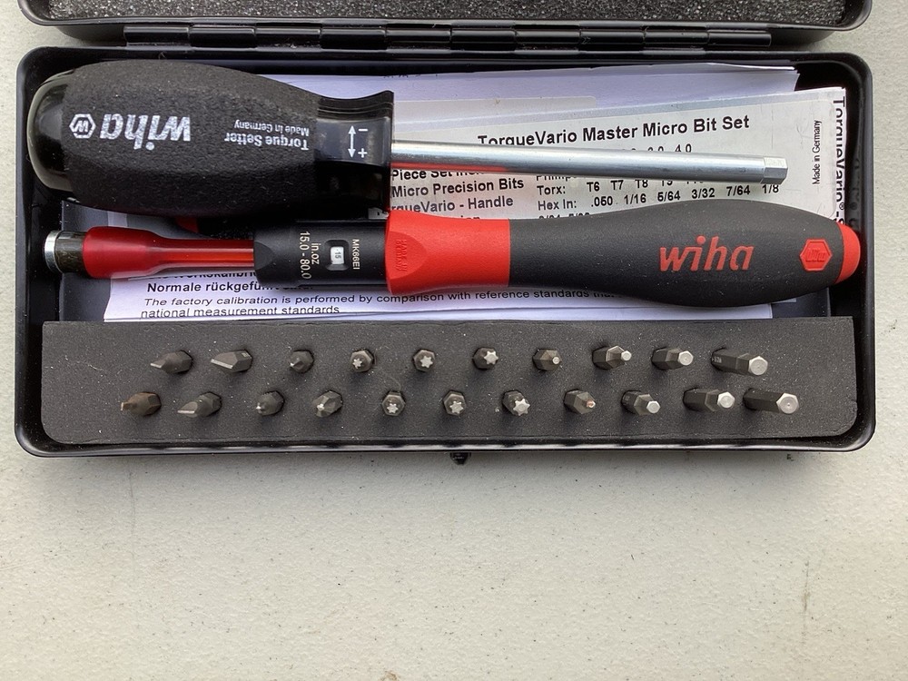 Wiha 28593 Torquevario-S Microbits Set
