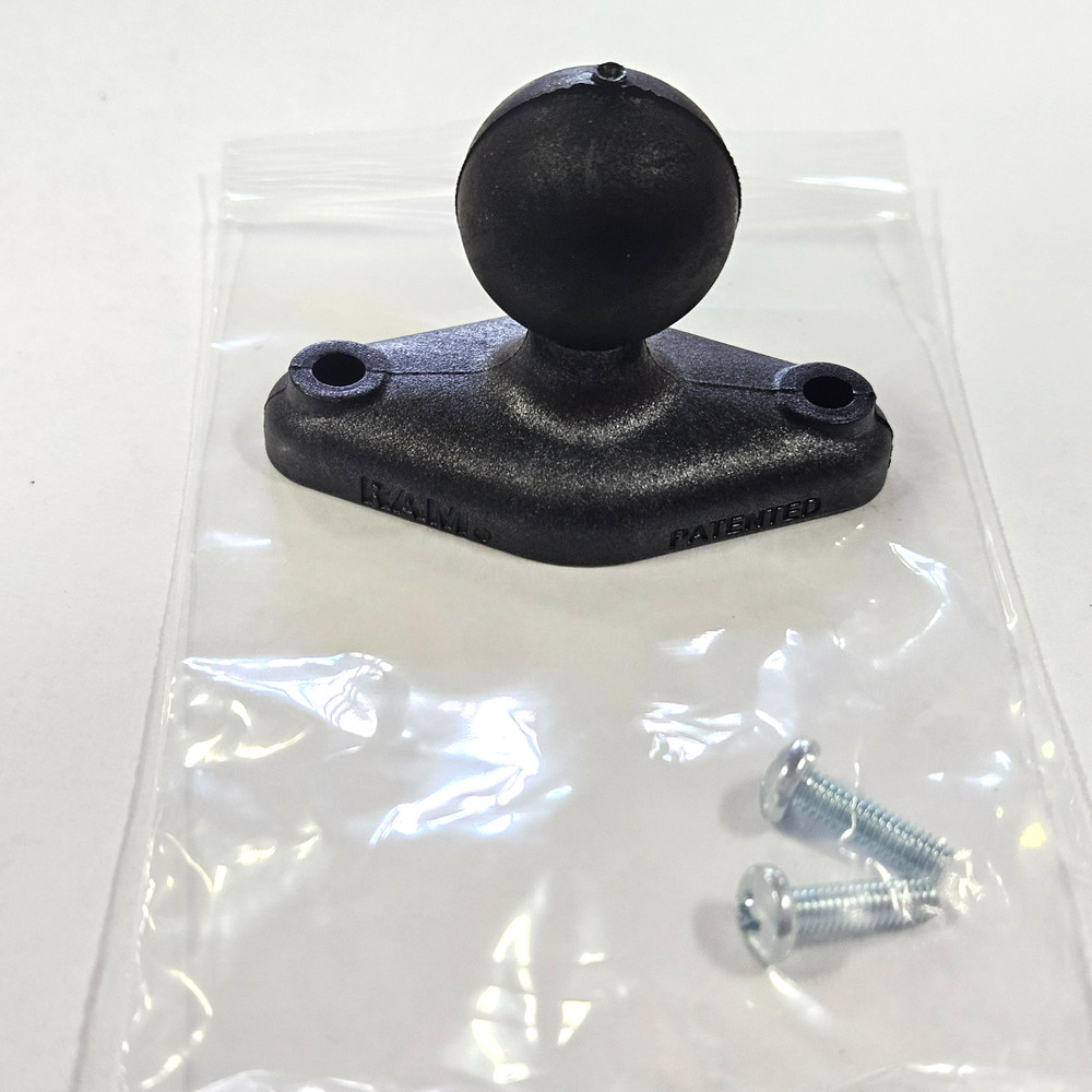 RAM Mount 2x Double Socket Arm, B Size, Medium, w. 2x Diamond Base, RAM-B-201U