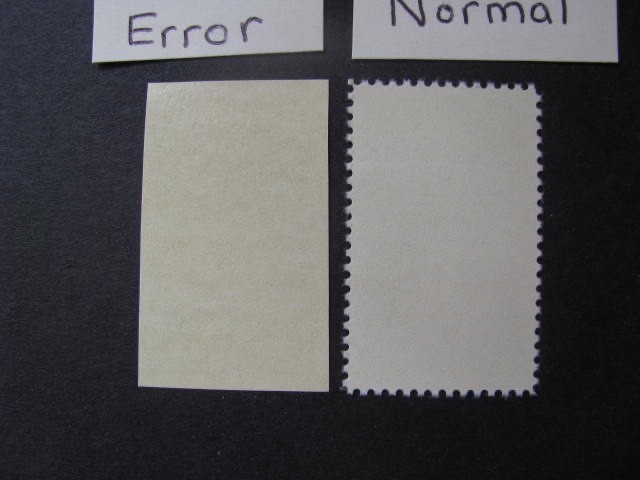 US Stamp Scott # 1804 Imperf. Error..Free International Shipping!