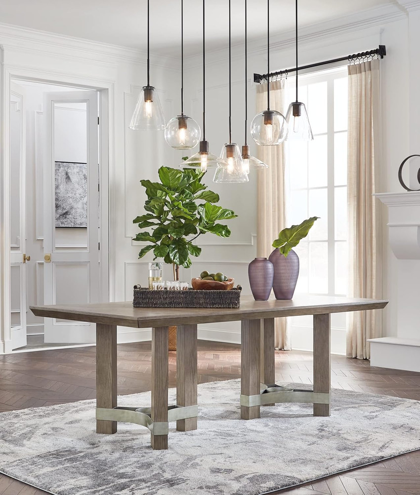 Chrestner Modern Brown Rectangular Dining Table for Stylish Dining Spaces