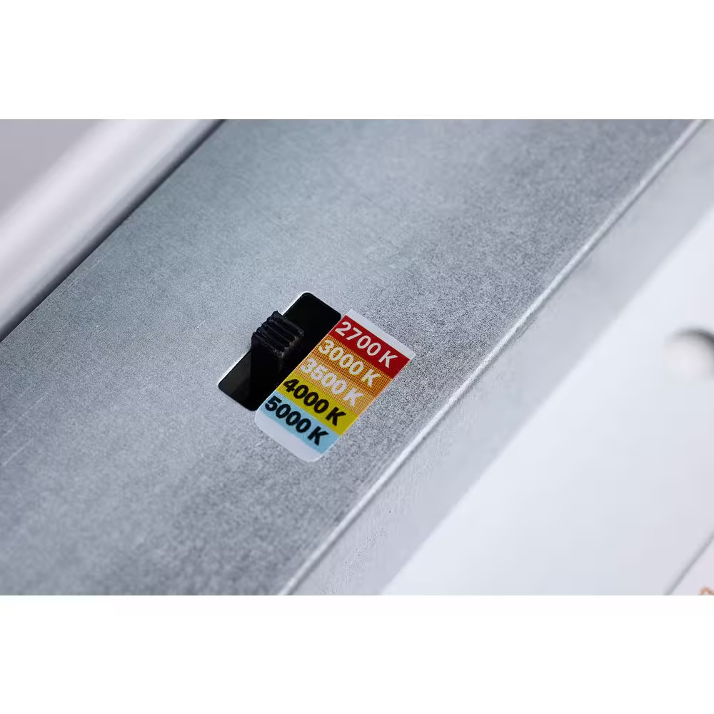 4' LED Ceiling Wrap, 5 Cct Selectable, 39 Watts, 120/277 Volts, White