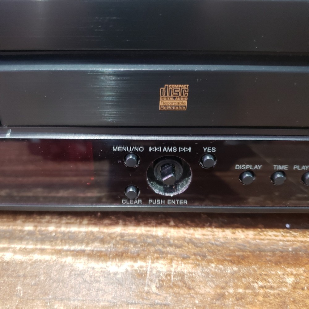 Sony 5 Disc Cd Changer Recorder Combo RCD-W500C Black Tested