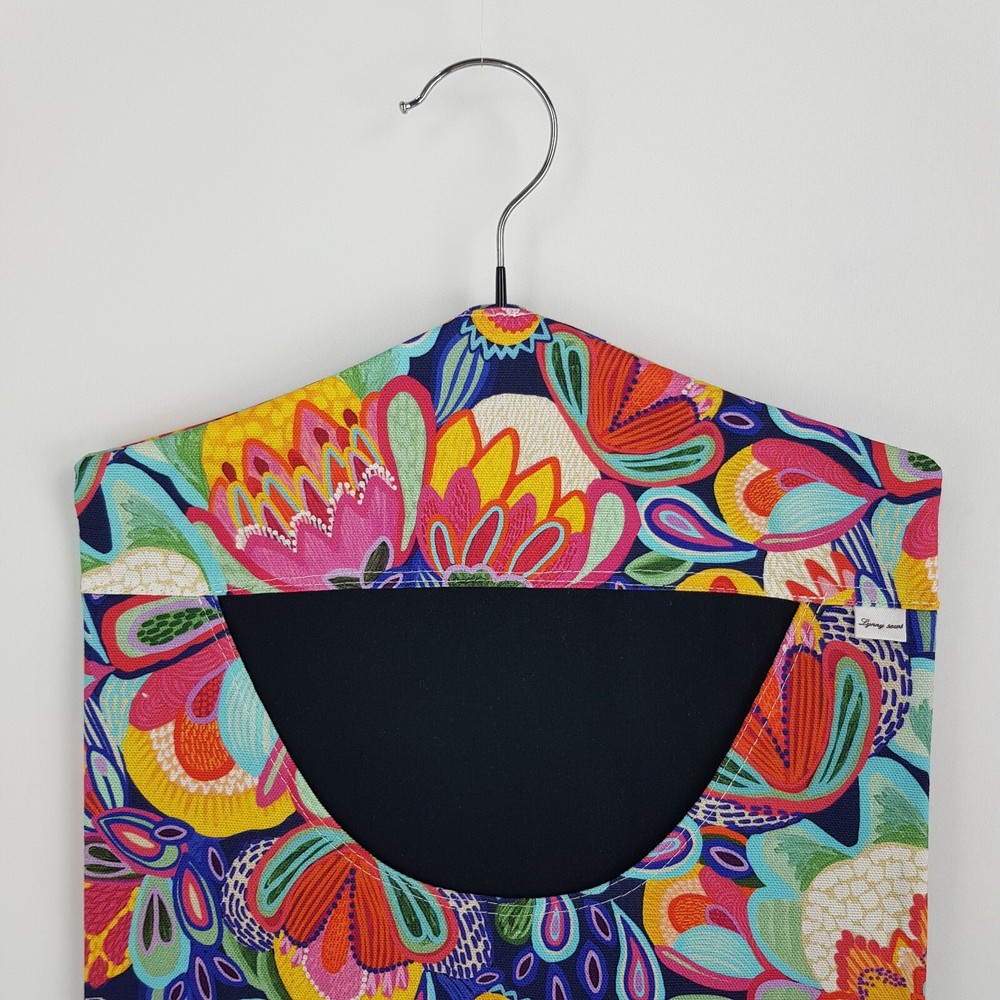 Peg Bag Handmade Bright Floral Multi-Colour Lined Laundry Clothes Peg Holder