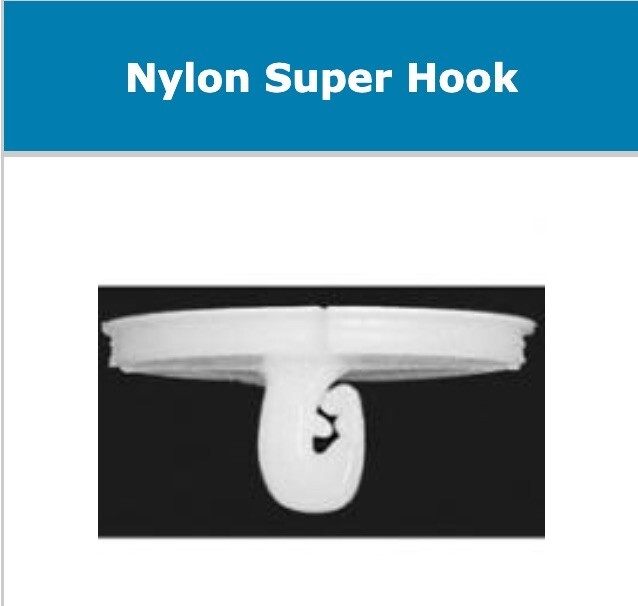 144:Osborne Covered Button Kit-Nylon Super Hook, Soft Shells,Poly Washer Size:22
