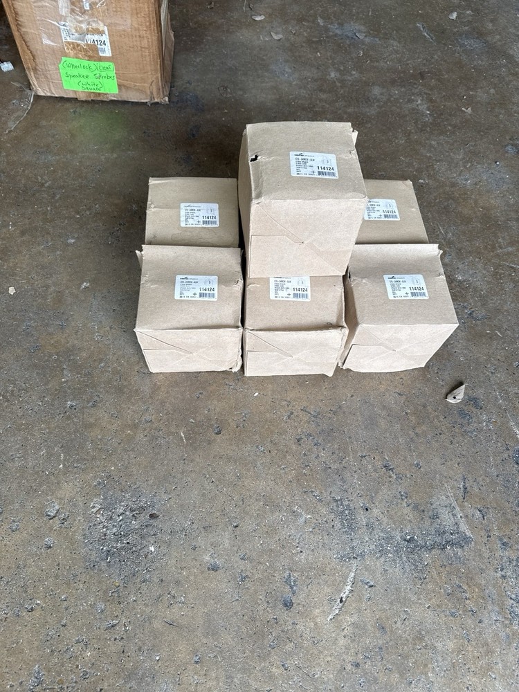 - [ ] 7 - E70-24MCW-ALW WHEELOCK SPEAKER STROBES