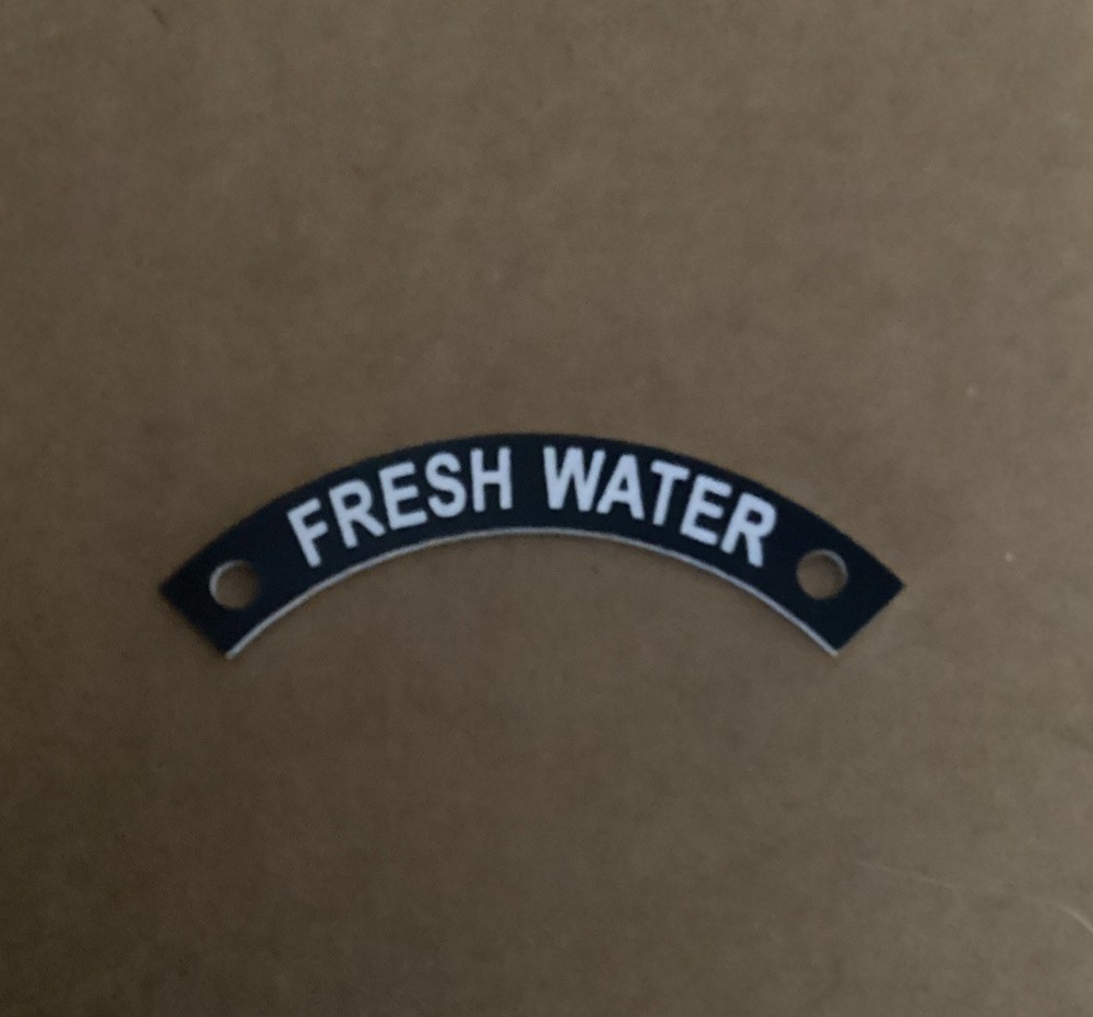 Fresh Water Identi-Plates / Label