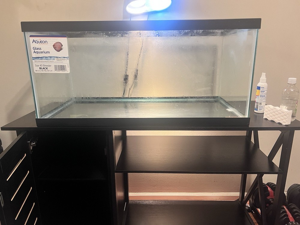 40 Gallon Breeder Aquarium Setup w/ Stand, Filter, Heater & Lights – $250 OBO
