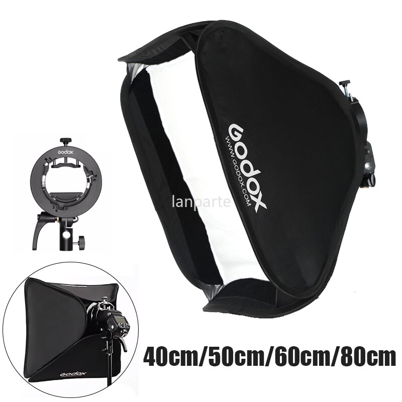 Godox Softbox S2 Bracket Foldable Softbox Bowens Mount Studio Camera Flash Light