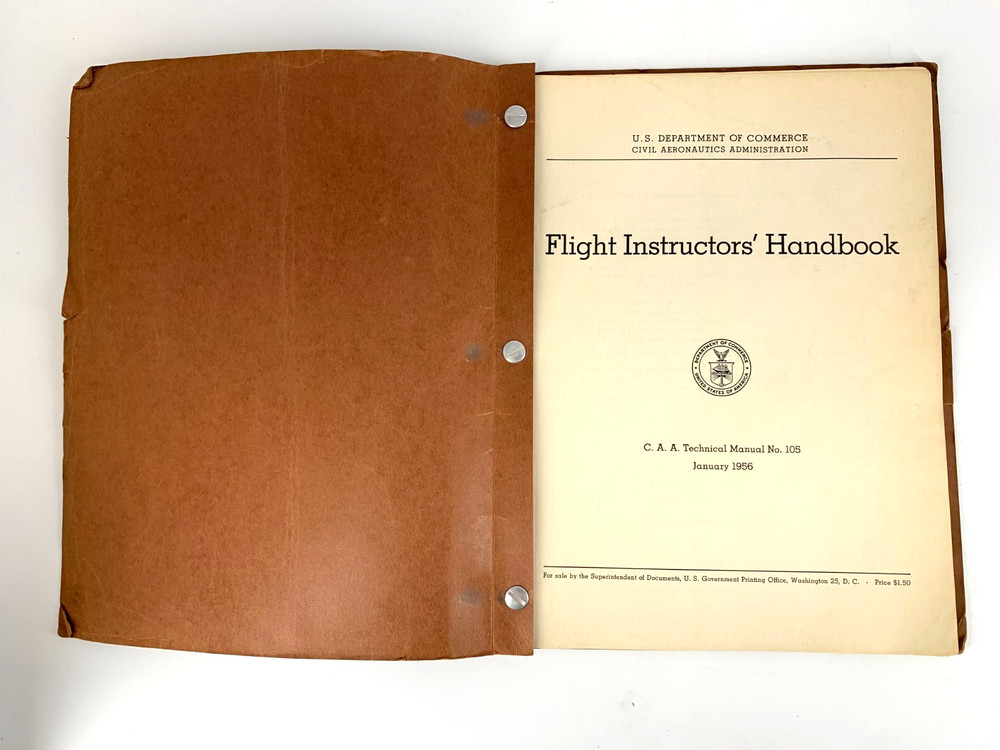 Flight Instructions Handbook January 1956 CAA Technical Manual No. 105