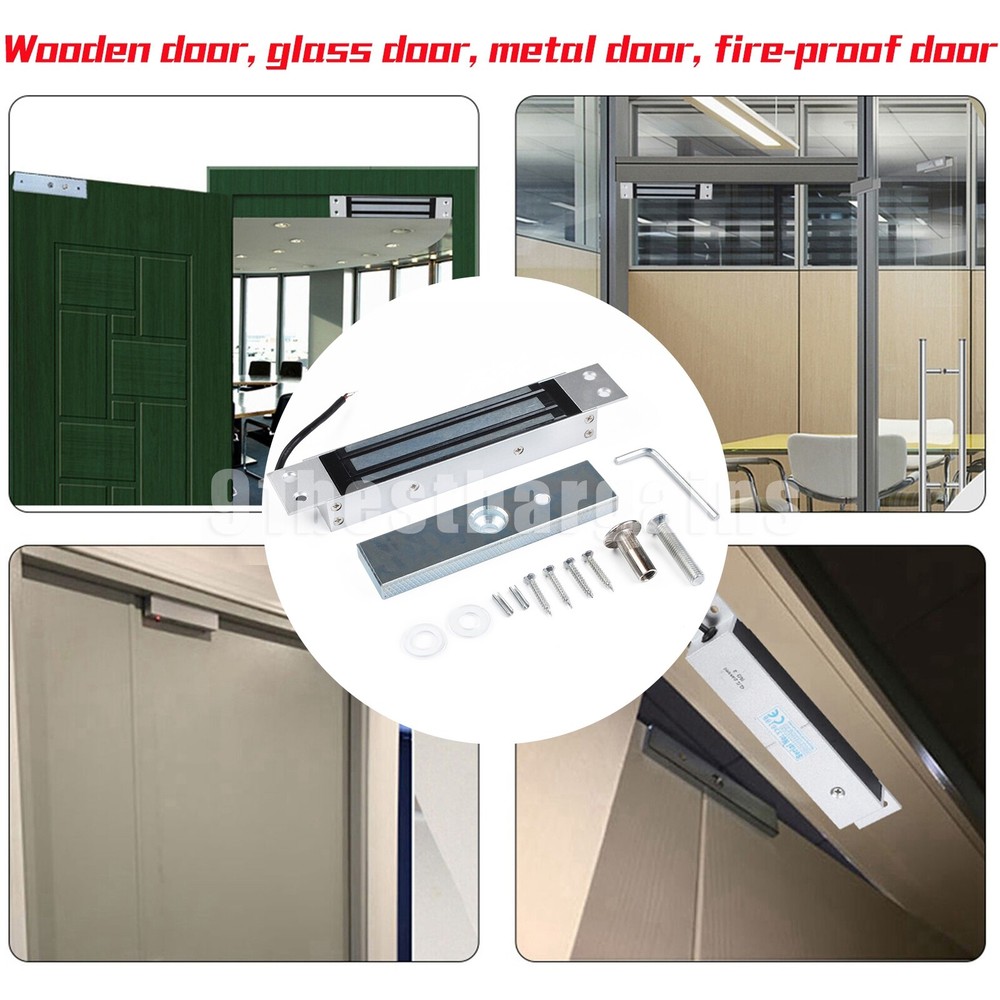 Electromagnetic Lock Flush Mount 350lbs 180kg Holding Force Embedded US SHIP