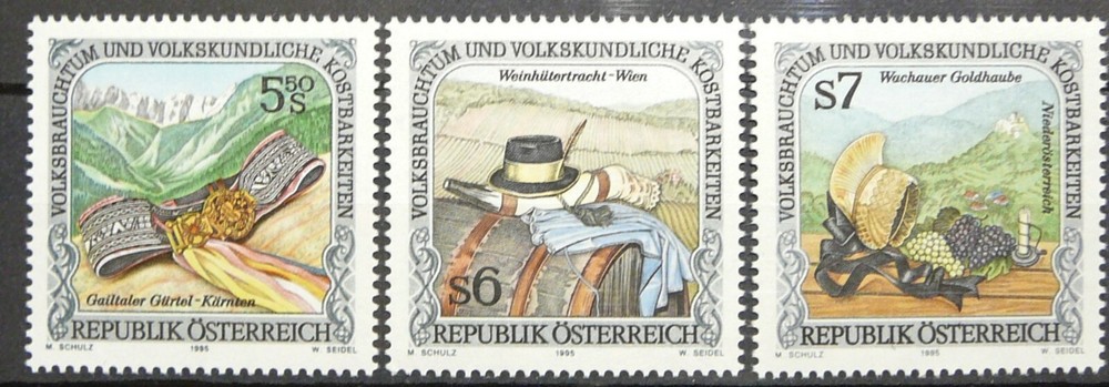 Austria stamps - Folk Festivals_1995 - MNH.