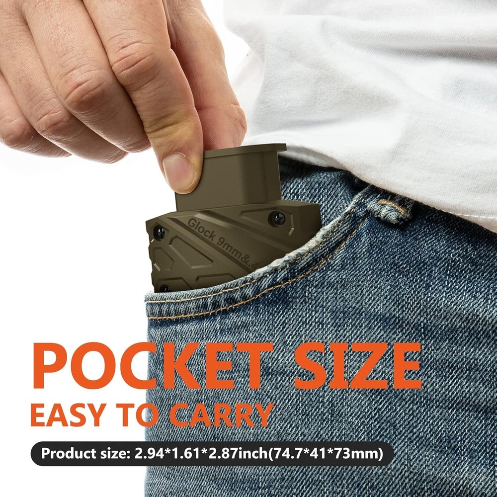 Pain-Free Magazine Loader for Glock Models 9mm/.40 - Quick Loading Solution
