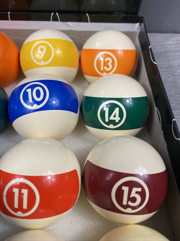 Aramith Continental Pool Balls Complete Set With Box 2-1/4” Billiards