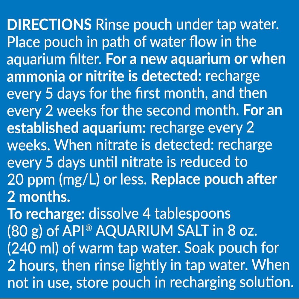 API Nitra-Zorb Large Filter Pouch Size 6 - 2 Pack