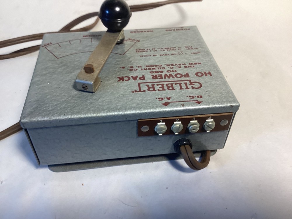 Vintage AC Gilbert HO #650 model train transformer tested working