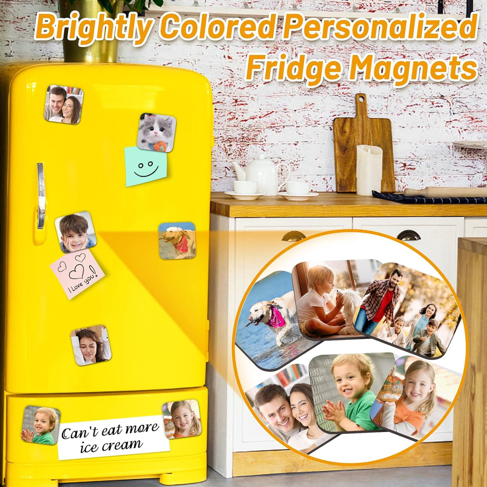 Sublimation Magnet Blanks, Personalized Sublimation Blanks Bulk with 20 PCS Larg