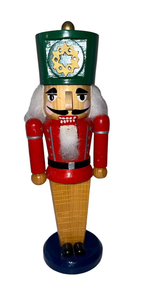 Wood Nutcracker Soldier Red and Green