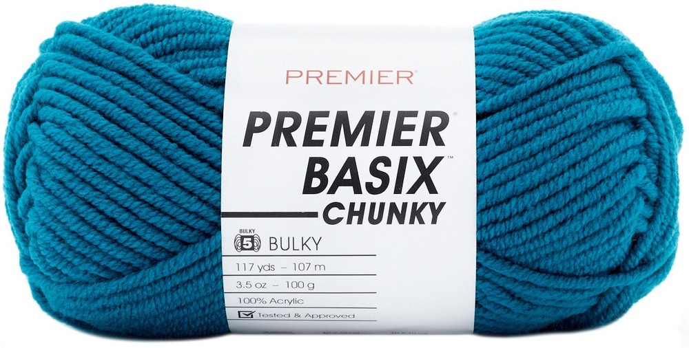 Premier Yarns Basix Chunky Yarn-Teal