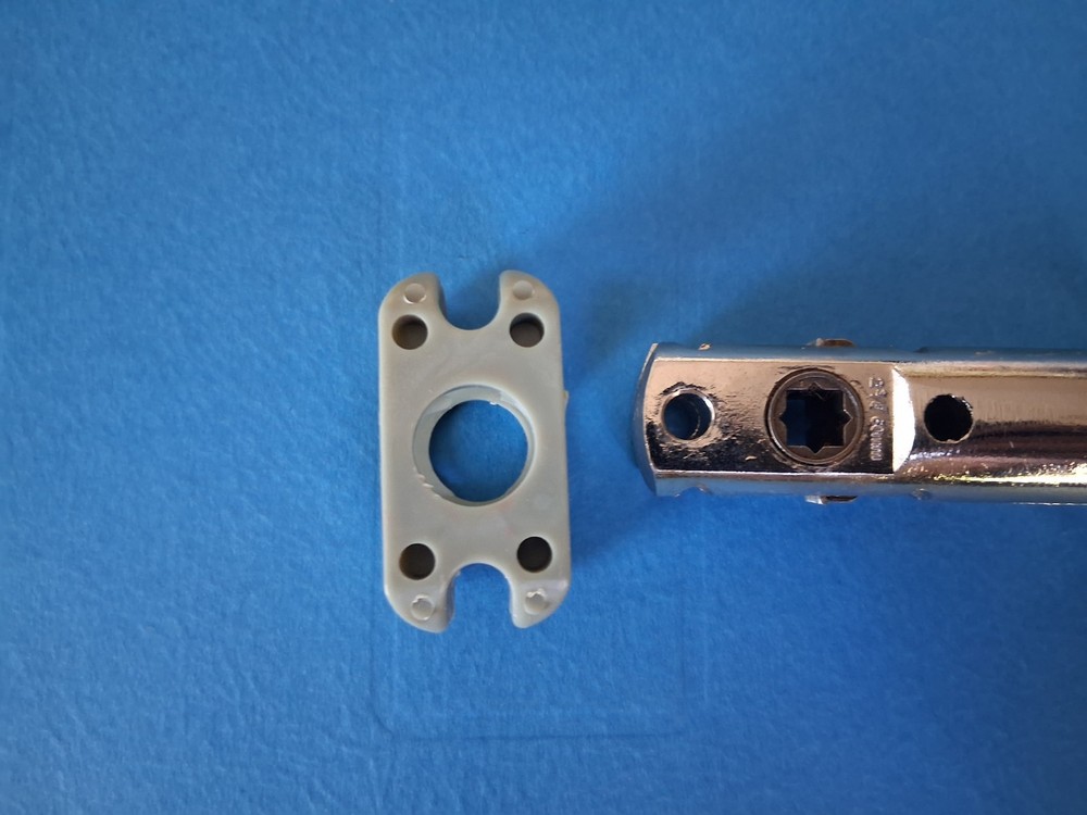 Emtek 2-3/8", Spring Latch, No Faceplate, and Aligment Fitting
