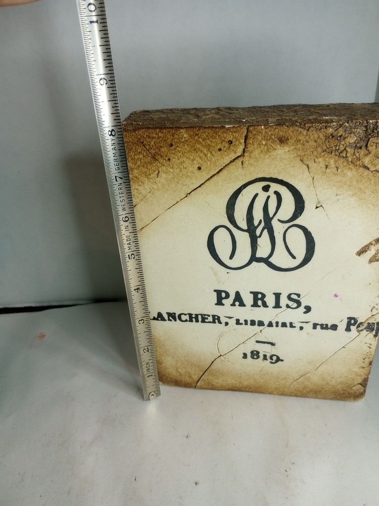 Sid Dickens Memory Block Tile - Paris 1819 - T 101 - Retired and Rare