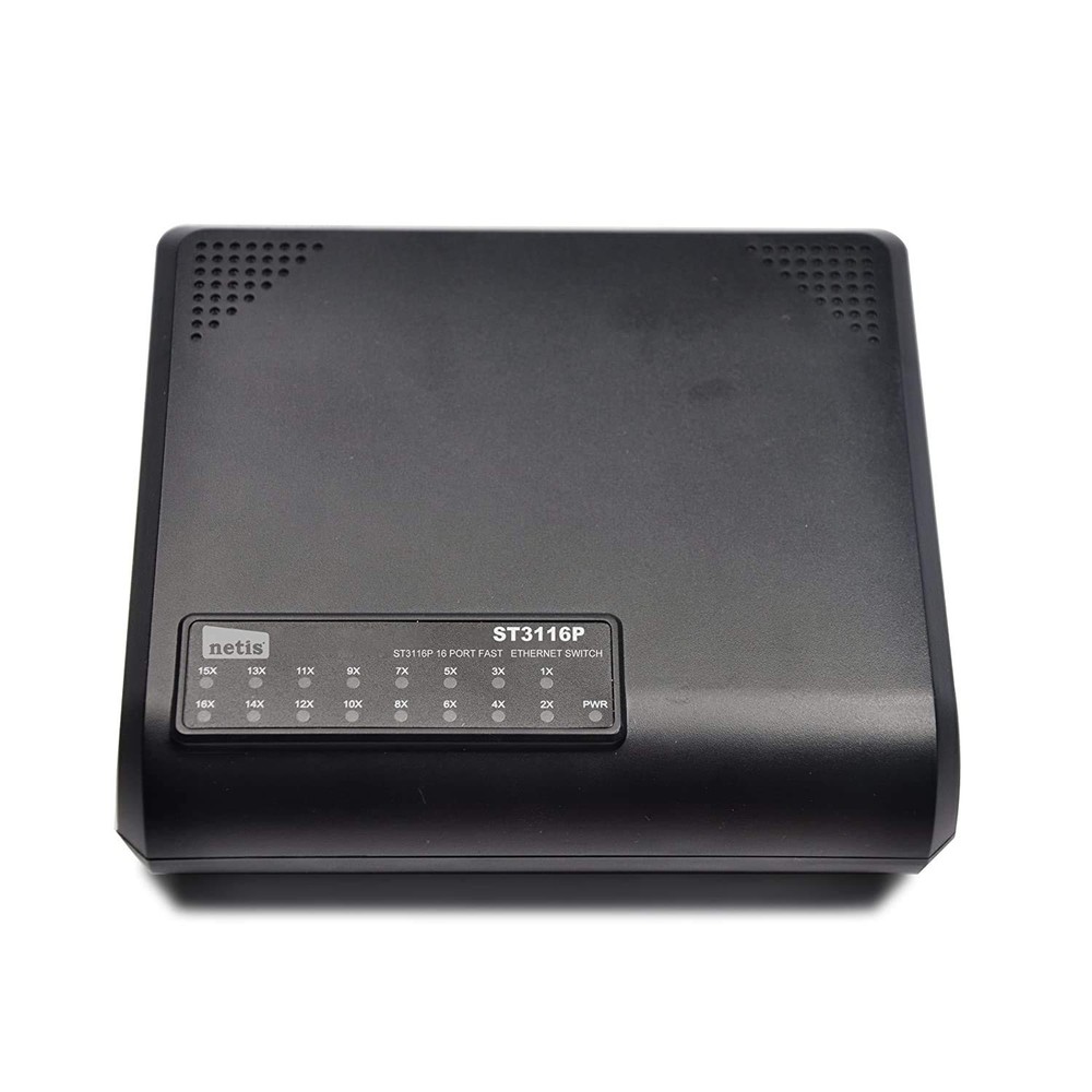 ST3116P 16-Port 10/100 Desktop Switch