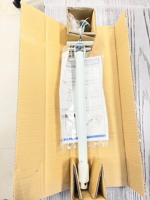 CLINTON ELECTRONICS CE-CP3W TELESCOPING CEILING MOUNT CAMERA POLE BRACKET