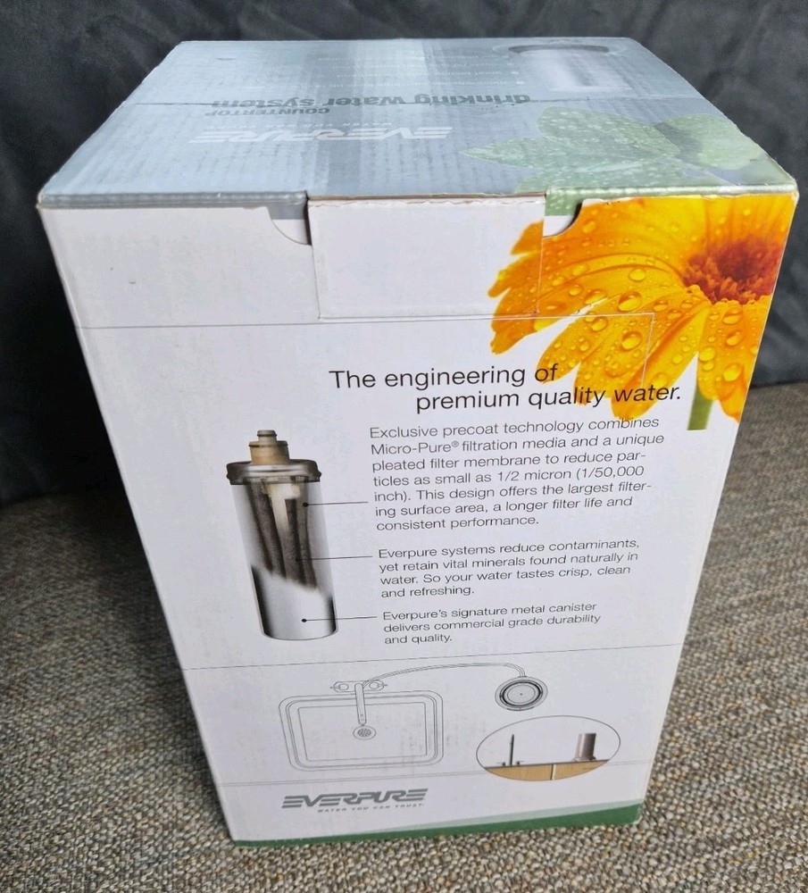 Everpure CTS-H54 Counter Top Drinking Water Filter System EV9314-30 NEW in Box!