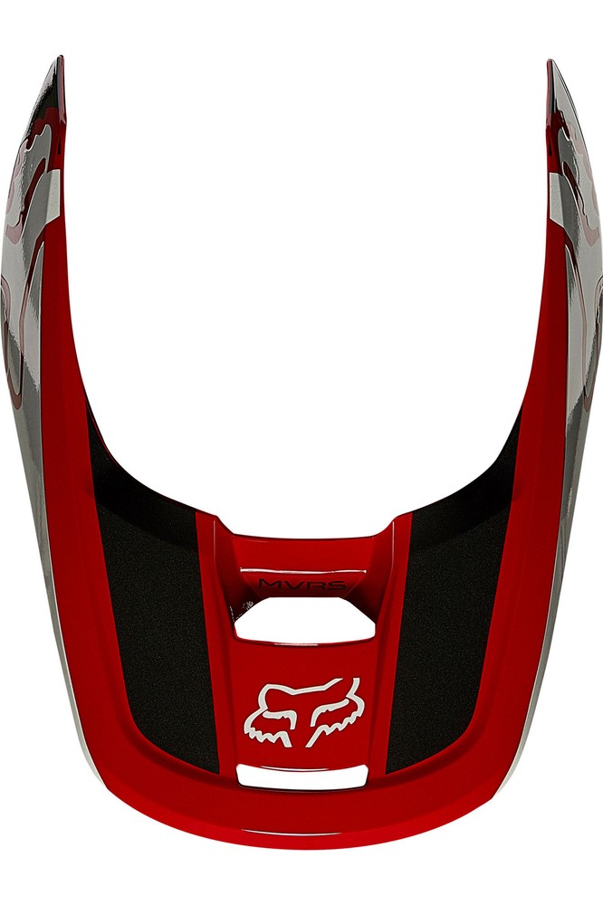 Fox Racing V1 Revn Helmet Replacement Visor/Peak Flame Red
