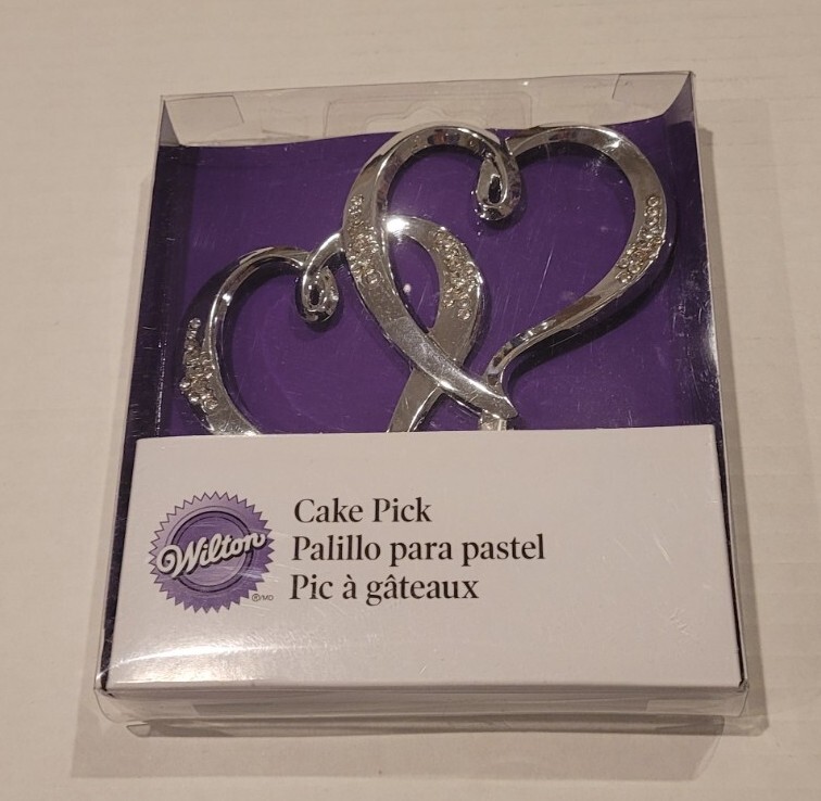 WILTON DOUBLE HEART CAKE PICK 5"