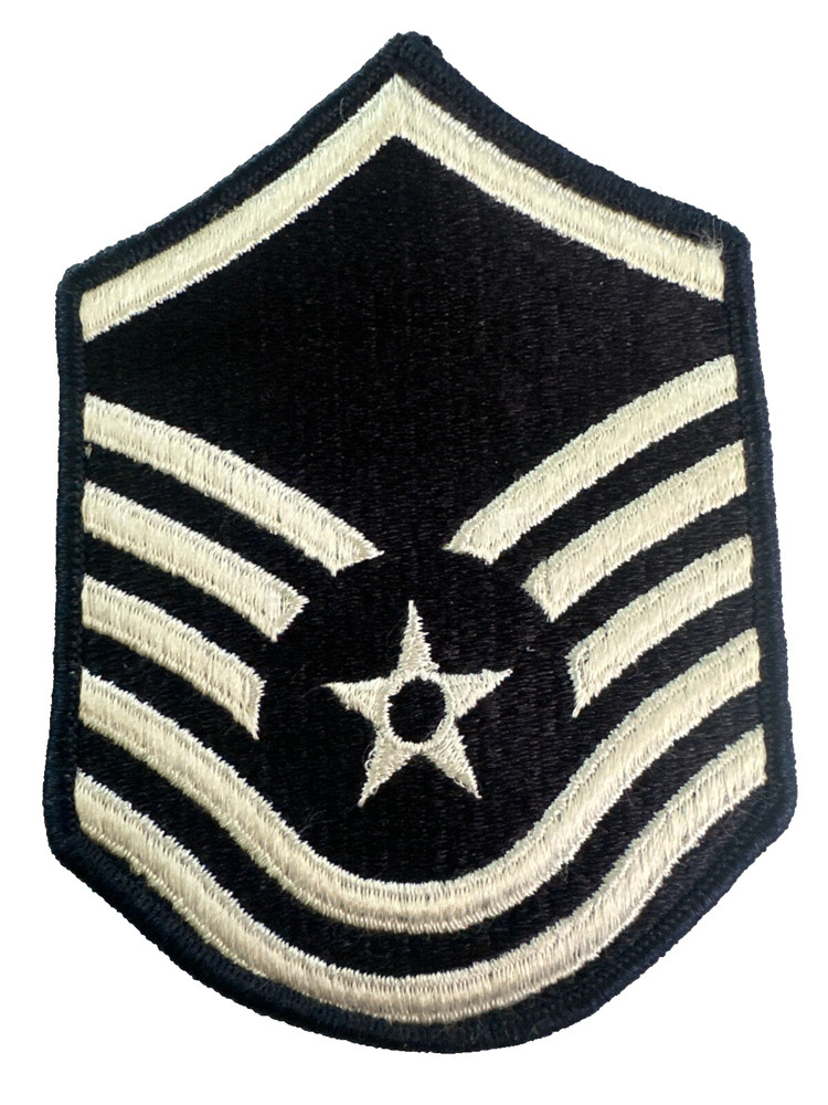 USAF United States  Air Force Master Sergeant  Patch 3-14 x 4 1/2"